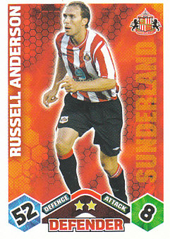 Russell Anderson Sunderland 2009/10 Topps Match Attax #279